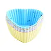 Moldes de Silicona para Magdalenas Moldes para Magdalenas de Caramelo Moldes para Pastel Moldes Triangulares para Tartaletas Herramientas para Hornear Moldes Antiadherentes Postres