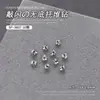 Arte de Unha Cristal Branco Fundo Aberto Pilha de Diamante Redondo Estéreo Strass em Unhas Pilha Multifacetada Joia de Diamante 10 Peças