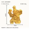 Adornos de Gallo Dorado Shajin Gallo del Zodíaco Gallo Yuanbao Gallo Dorado Anuncia el Amanecer Tamaño Grande Decoración para Hogar Tienda Oficina Regalo
