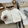 Chaqueta de forro polar de invierno personalizada para niños, estilo ins 2025, moderna, engrosada, cálida, estilo coreano para niños y niñas