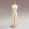 Diseño de ropa para niños soporte de modelo DIY muñeca pequeña modelo de cuerpo humano muñeca mini ropa de muñeca de algodón soporte