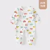 Mameluco para Bebé con Cubre Manos y Pies, Tipo Recién Nacido de Algodón Puro sin Costuras para las Cuatro Estaciones Ropa de Casa, Ropa de Monje para Recién Nacido