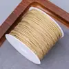 Balde pequeno A-line Acessórios de joias DIY, pulseira de cordão trançado colorido feita à mão, material de cordão semiacabado para tecelagem de nó chinês