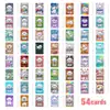 54 Marcadores de Libro Temu Transfronterizos Coloridos y Lindos de Perros de Dibujos Animados con Expresiones Emocionales, Decoraciones para Diarios, Tarjetas de Aprendizaje para Niños
