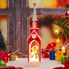 Presente de Natal criativo transfronteiriço novo produto Casa do Papai Noel luz noturna lâmpada de estrela de desenho animado fofa lembrança