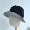 Chapéu Feminino 2025 Primavera e Verão Novo Casual Xadrez Costura Chapéu de Pescador Showface Pequeno Chapéu de Bacia Chapéu de Verão Guarda-sol e Protetor Solar