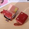 Cartera corta para mujer, tarjetero multitarjeta europeo y americano, moderna, pequeña, con cremallera, venta al por mayor, 2023