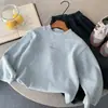 Kino Ropa Interior para Niños Invierno Nuevo Producto Ropa Infantil Niños y Niñas Estilo Coreano Engrosado Cálido Top Casual Versátil