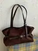 Bolso tote retro de ante, gran capacidad, estilo mujer, nueva colección de otoño de moda 2026, adecuado para ir al trabajo