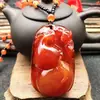 Novo estilo étnico corrente de suéter de pelo sangrento de cera de abelha acessórios versáteis retrô pingente colar longo feminino barraca transmissão ao vivo