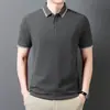 Camisetas Populares de Verano para Hombre Principalmente Recomendadas de Algodón Puro de Manga Corta con Tratamiento Mercerizado y que No se Encogen Fácilmente Cuellos para Ropa de Hombres Jóvenes y de Edad Media
