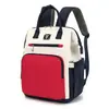 Nueva Bolsa de Mamá Rayada, Mochila Impermeable Multifuncional, Gran Capacidad, Bolso de Moda para Madre e Hijo, Aislamiento Térmico y Ligero
