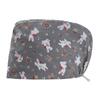 Gorro quirúrgico de dibujos animados para quirófano, estampado, algodón puro, ajustable con hebilla, gorro para mujer con cinta y toalla para el sudor, gorro de médico, farmacia, enfermera