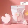 Esponja Grande Hidrofílica LMLTOP para Aplicación de Maquillaje, Redonda y con Forma de Diamante, para Maquilladores Profesionales, Empaquetada en una Bolsa
