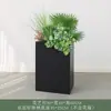 Plantas Verdes Artificiais Paisagismo Luz Luxo Combinação de Paisagem Plantas Biônicas de Interior Caixa de Floreira Ornamentos para Exibição em Janela