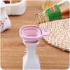 Funil Telescópico Dobrável de Silicone Criativo para Uso Doméstico, de Grau Alimentício, com Pescoço Longo para Filtragem de Óleo, Dispensação de Líquidos e Vazamento de Óleo na Cozinha