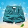 Nuevos Pantalones Cortos Deportivos de Color Sólido para Hombre Correr Fitness Pantalones Triples Divididos Juventud Moda Ropa Exterior Casual Pantalones Triples