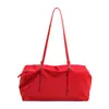 Bolso tote de gran capacidad estilo minimalista coreano para mujer, bolso Boston bandolera ligero casual de nicho para principios de otoño, moderno