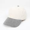 Novos Bonés de Baseball Color Block em Veludo Cotelê para Homens e Mulheres no Outono e Inverno Versátil Transfronteiriço Cor Sólida Quente e Fashion Bonés de Pato Atacado