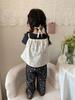 Modelo de Gran Venta] Ropa para Niños Cane Pear Traje para Niñas Primavera Nuevo Estilo Infantil Camisola Pantalones Ropa para Bebé Niña