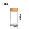 Botellas de Vidrio de Grado Alimenticio, Frascos Sellados de Vidrio de Alto Borosilicato, Latas para Té, Frascos de Almacenamiento de Bambú, Frascos para Dulces, Botellas Dispensadoras para Nido de Pájaro