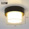 Luminária de Parede Personalizada para Escada Banheiro Exterior Impermeável Varanda LED Corredor Corredor Luminária de Parede de Plástico Interior Parede