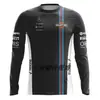 Nueva camiseta de manga larga de carreras F1 ropa de motocicleta todoterreno transpirable secado rápido cuello redondo manga larga chaqueta deportiva comercio exterior