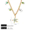 Collar Colgante de Tortuga Perla Luna Transfronterizo Accesorios Lujo Ligero Nicho Estilo Vacaciones Verano Dopamina Mujer Gama Alta