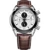 Reloj Personalizado Megir Reloj Multifuncional para Hombre Popular Moda Casual Cuero Genuino Reloj para Hombre 2020g