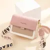 Bolsos para Mujer al por Mayor 2025 Nuevo de Moda Estilo Coreano Moderno Versátil Bolso de Hombro Cruzado con Correa Ancha Bolso Cuadrado Pequeño Dropshipping