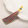 Anillo de tiro de 8 cm borla borla borla pin colgante marcapáginas saquito colgante decoración de joyería multicolor opcional precio grande excelente