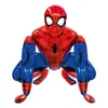 Globo de Aluminio con Forma de Héroe de Dibujos Animados Anime Spiderman Iron Man Batman Estático Estéreo 3D