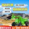 Empilhadeira Elétrica Tração nas Quatro Rodas Mini Carregadeira Bulldozer de Obra Carregadeira Pequena para Fazenda Caminhão de Lixo para Pegar Material