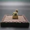 Tesouro de Latão Selo Leão Tesouro Cabo de Mão Selo das Quatro Bestas Divinas Decoração de Mesa para Casa Pet de Chá Pequenos Ornamentos
