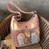Bolso Bandolera Transparente de Alta Calidad, Modelo Nuevo 2026, Estilo Universitario Versátil de Gran Capacidad para Chicas, Bolso de Hombro