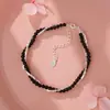 Pulsera S999 de Plata Pura con Ágata Blanca y Obsidiana, Elegante, Lujo Ligero, Única, Moderna, Pulsera Artística para Parejas, Disponible para Dropshipping