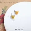 Pulsera de Flor de Mariposa Chapada en Oro con Cuentas Pulsera Collar al por Mayor Cuentas Espaciadoras Versátiles Cuentas de Hilo Accesorios Accesorios de Colgante para Mujeres