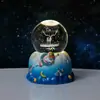 Bola de Cristal Luminosa Base Giratória Luz Noturna Luminosa Atacado Luz de Atmosfera para Casa Decorações de Mesa para Quarto Presentes