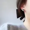 Aretes de Perla de Imitación Color Azul Vinca/Gris Plata Shijia Luz Fuerte Aretes de Plata de Ley 925 Aretes Simples de Alta Gama Venta al por Mayor