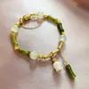 Pulsera de Cristal de Doble Capa para Mujer, Estilo de Lujo Ligero de Nicho, Nuevo Modelo 2026, Pulsera de Amistad Apilable con Cuentas