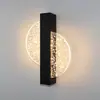 Lámpara de Pared Acrílica de Lujo Ligero Sala de Estar Nórdica Pared de Fondo de TV Dormitorio Mesita de Noche Creativa Cálida Pasillo
