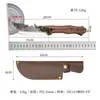 Cuchillo de cocina pequeño para exteriores Longquan en stock de fábrica, Cuchillo deshuesador para el hogar, Cuchillo para rebanar, Cuchillo para frutas afilado estilo chino, Cuchillo pequeño Guan Gong