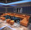 Muebles de Entretenimiento, Sofá para Bar KTV, Discoteca, Karaoke de Negocios, Habitaciones Privadas de Hotel, Bar Lounge, Cabina en Forma de U o L, Mesa de Café