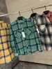 Camisa jacket a cuadros con cuello de solapa, manga larga, engrosada, suave, transpirable y a la moda para hombre, camisa casual 13336