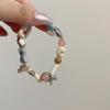 Pulsera de Cuentas Mori Star Hecha a Mano para Mujer de Lujo Ligero Diseño Nicho Exquisita Pulsera para Estudiante Novia Pulsera de Oso