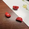 Accesorios de Arena Imperial de Alto Contenido Bolsas para Tallado de Cuentas Monedas de Cobre Xiangyun Accesorios de Cinabrio Accesorios Hechos a Mano para Bricolaje