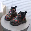 Botas Martin para Niñas 2026 Otoño Nuevo Estilo Botines Cortos Elegantes de Princesa Botas de Piel Versátiles de Dibujos Animados