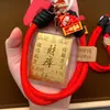 Fique Rico e Acumule Riqueza, Corrente para Celular, Riqueza, Chaveiro de Ouro 999, Pingente de Bolsa, Presente para Amigos