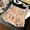 Exclusivo para Miembros~ Bragas de Encaje Estilo Europeo para Mujer, Ligeramente Moldeadoras del Vientre, Transpirables y Cómodas, con Refuerzo de Seda, Braguitas de Cintura Alta