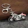 Joyería de Pedrería Motocicleta Harley Motocicleta Llavero Colgante de Metal Llavero para Hombre Accesorios Pequeños Regalos